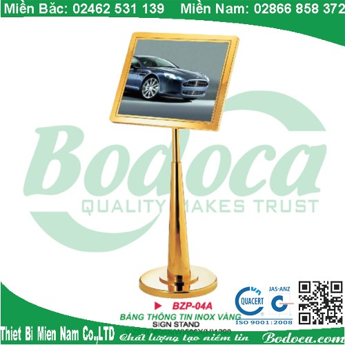 Bảng menu inox chào đón khách -Bodoca Bảng menu inox chào đón khách -Bodoca